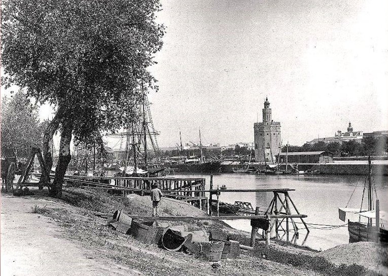 EL PUERTO DE SEVILLA: El Muelle de las Mulas o de las Muelas