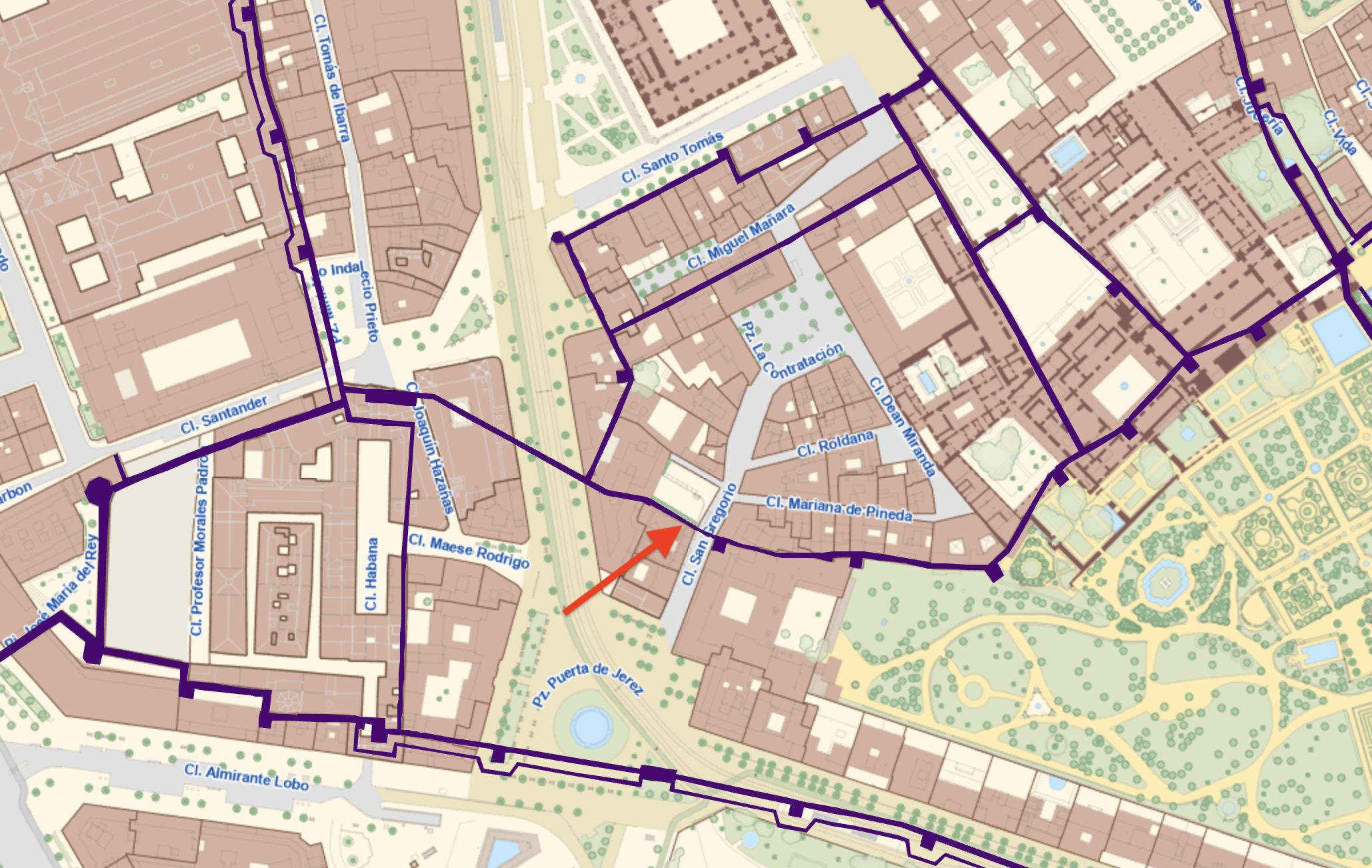 LA MURALLA: calle San Gregorio