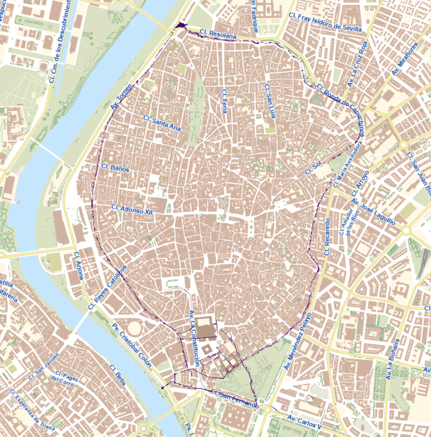 EL RECINTO AMURALLADO DE SEVILLA: la muralla exterior II