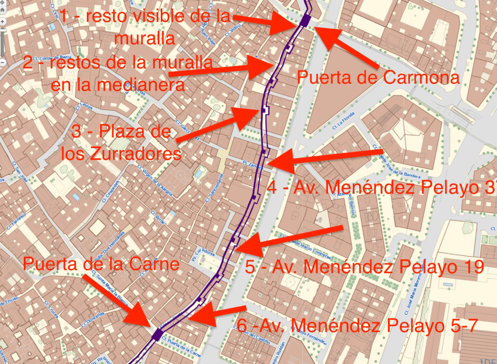 LA MURALLA: de la Puerta Carmona a la de&nbsp;Carne