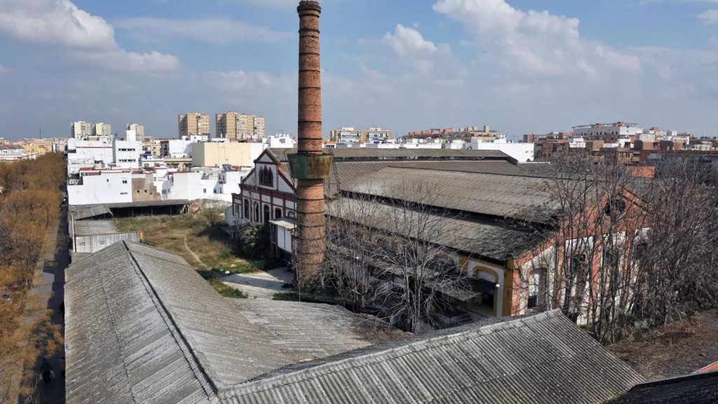 Calliope duerme bajo la antigua Fábrica de Vidrio